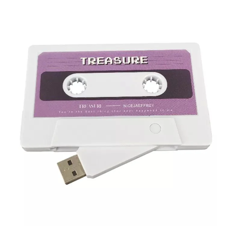 Mulberry Newest Promotional Bulk Cassette Tape USB Flash Drives