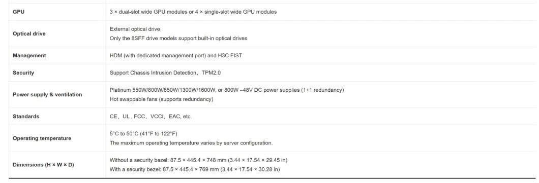 Server H3c R4900 2u Rack Server H3c Uniserver R4900 G3 H3c Server