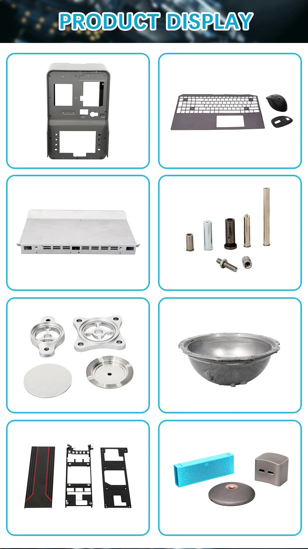 Factory Direct Web Server Heat Sink CNC Milling Anodizing Parts